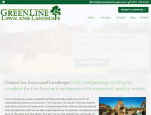 Tablet Screenshot of greenlinelandscapes.com